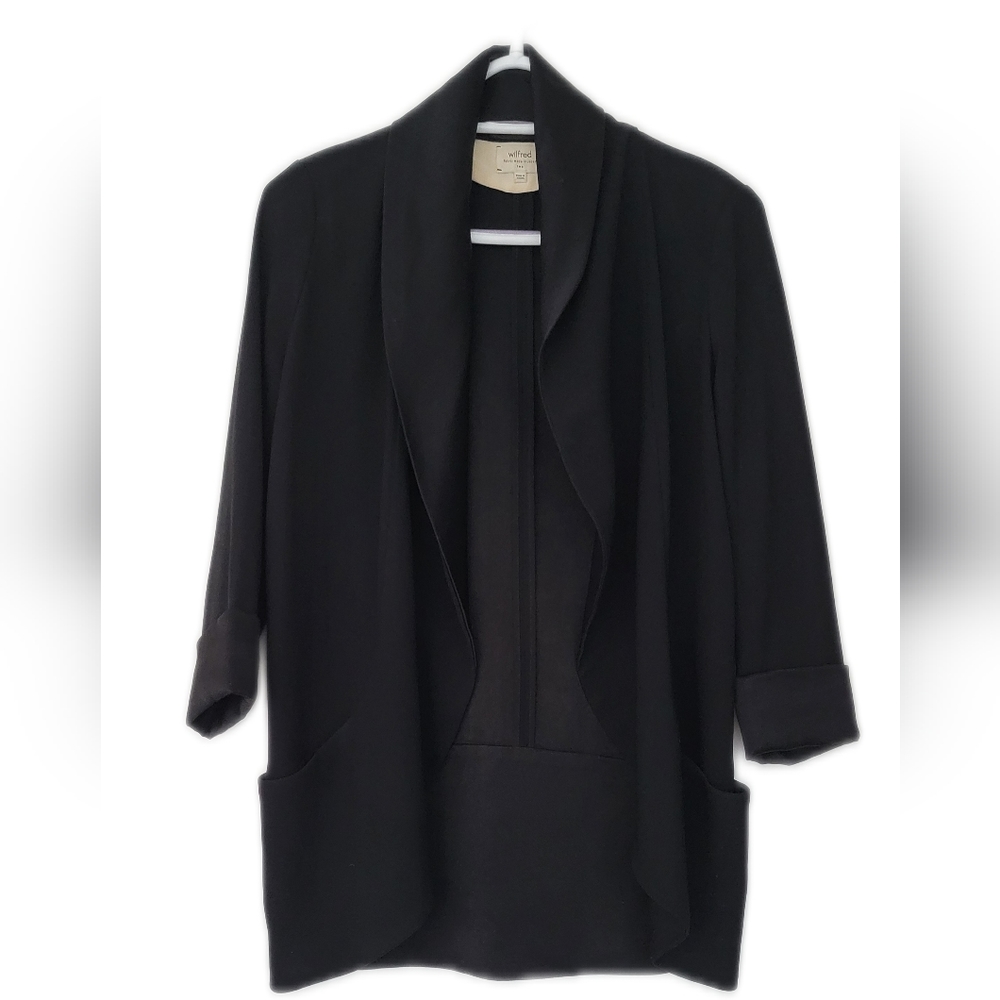 Wilfred Aritzia Chevalier Jacket Blazer Crepe